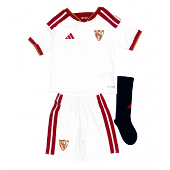 Billige Fotballdrakt Sevilla Replika Hjemmedraktsett Barn 2026-27 Kortermet (med bukser)
